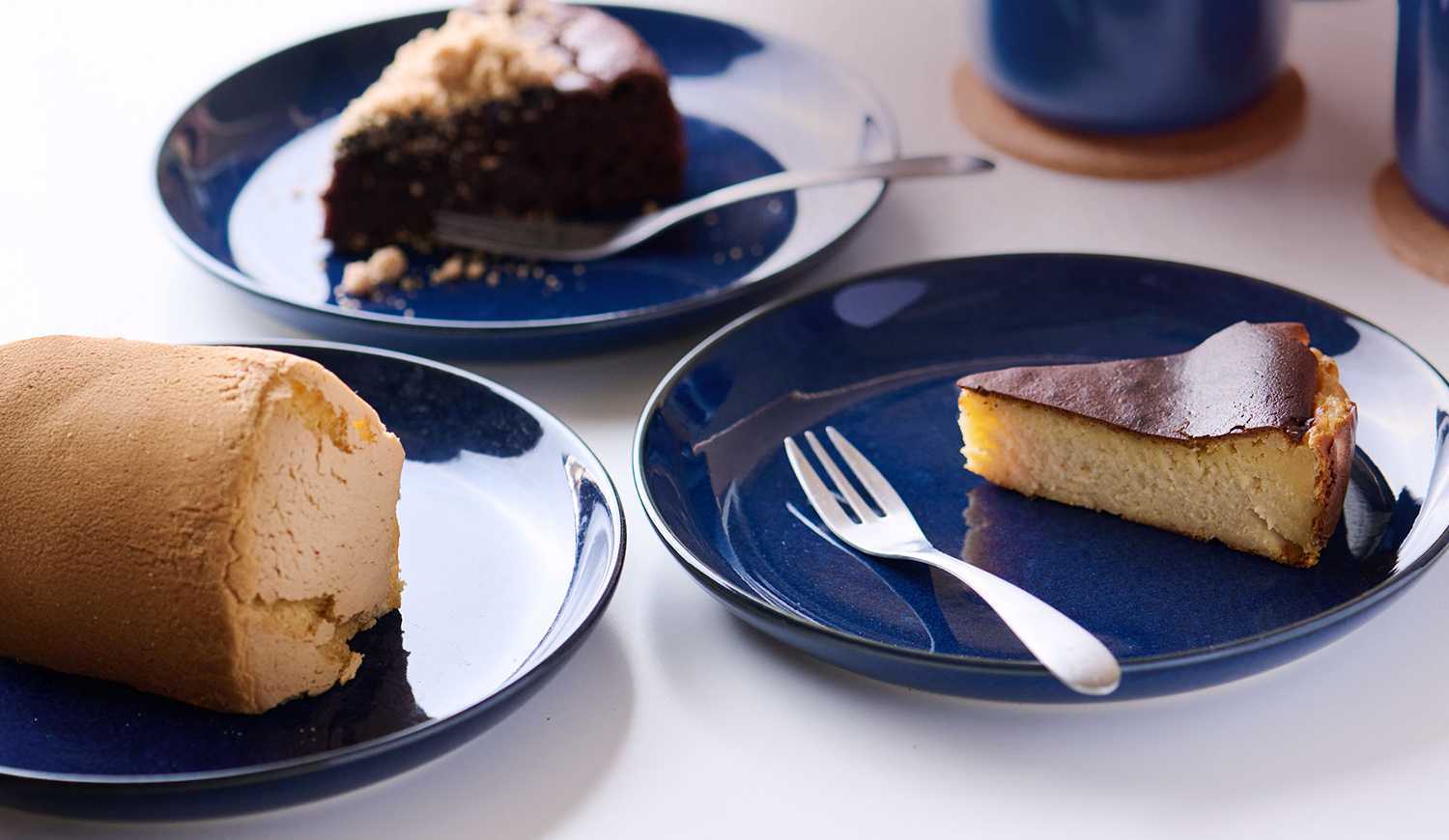 ケーキやコーヒー