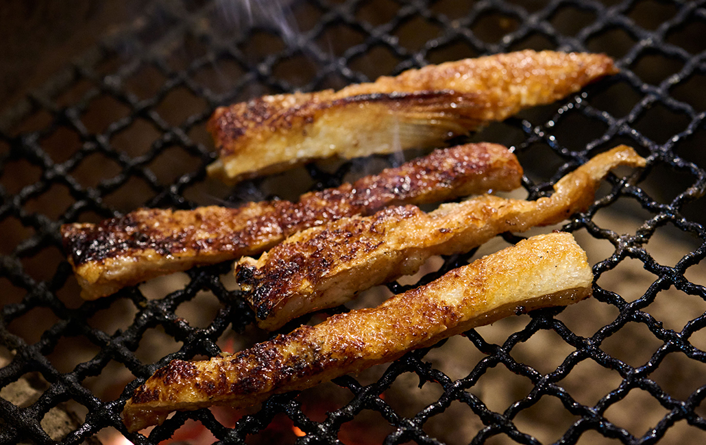 焼きシーン